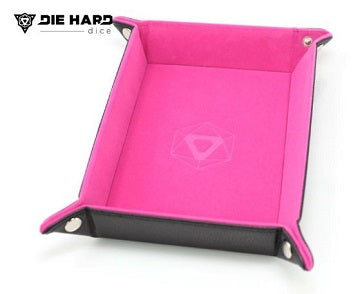 Die Hard Folding Rectangle Tray w/ Pink Velvet