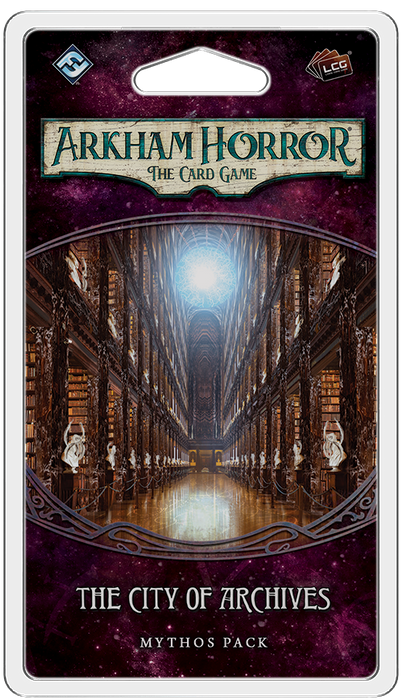 Arkham Horror: The Card Game – The City of Archives: Mythos Pack - Board Game - The Dice Owl