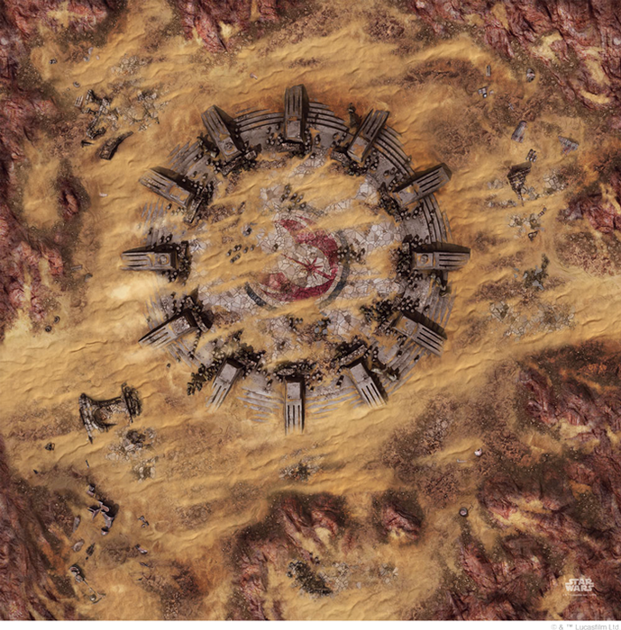 Star Wars Legion: Desert Ruins Gamemat - The Dice Owl