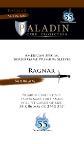 Paladin Card Sleeves: Ragnar: 54mm x 86mm