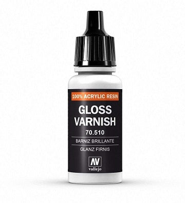 Vallejo Auxiliary Permanent Gloss Varnish (17ml) - 70.510