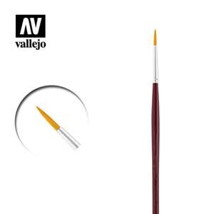 Vallejo Round Toray Brush #0 - VAL54000