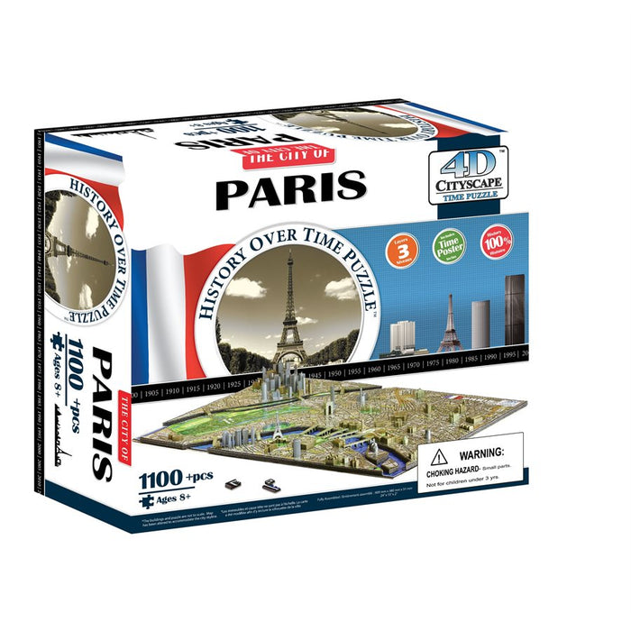 4D Cityscape: Paris (1174 Pieces)