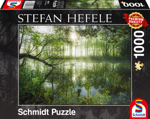 Schmidt Puzzle 1000pc - Stefan Hefele: Homeland Jungle - The Dice Owl
