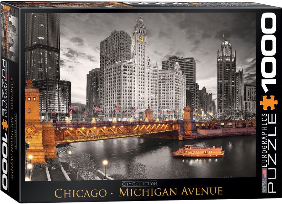 Eurographics - Chicago River (1000 pieces)