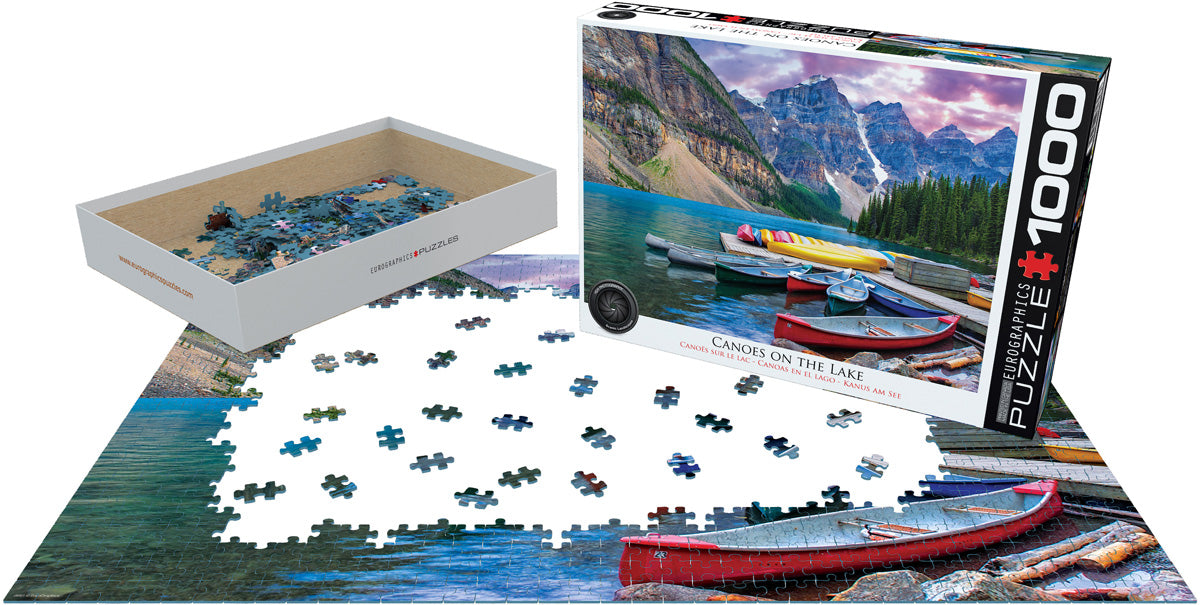 Eurographics - Canoes on the Lake (1000 pieces)