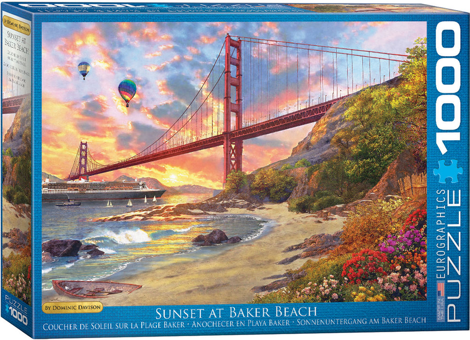 Eurographics - Sunset at Baker Beach (1000 pieces)