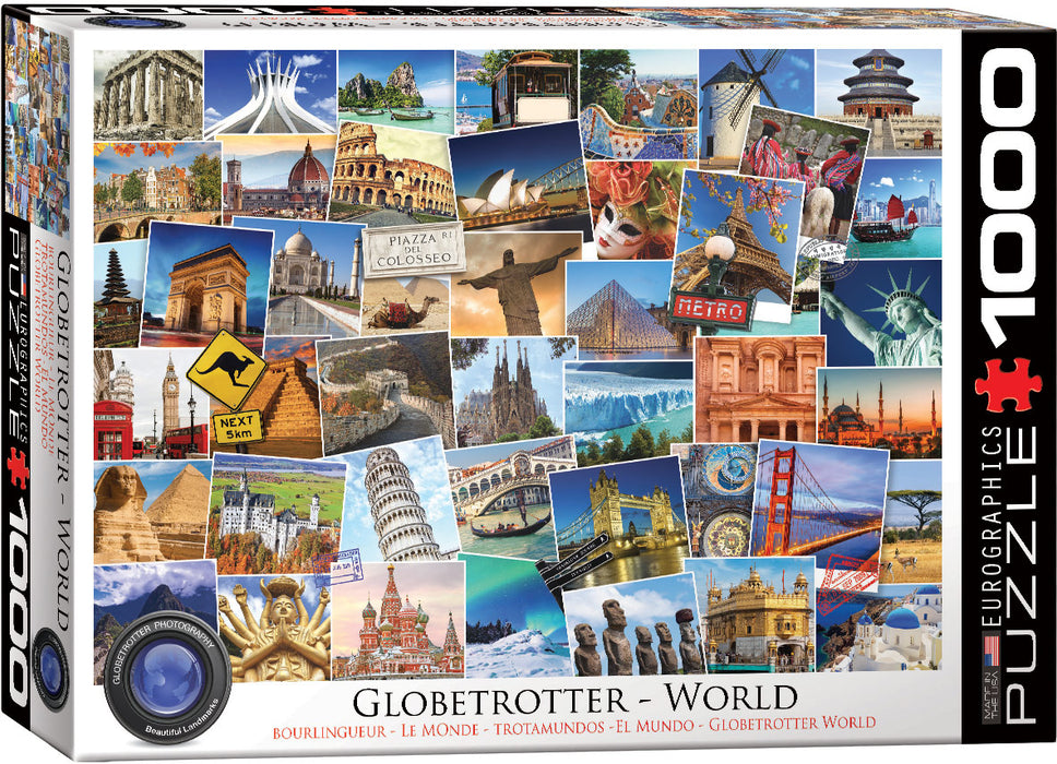 Eurographics -  Globetrotter World  (1000 pieces)