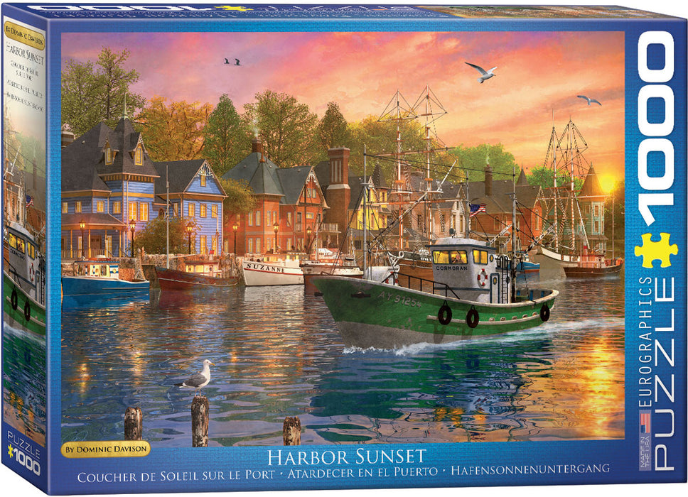 Eurographics - Harbor Sunset (1000 pieces)