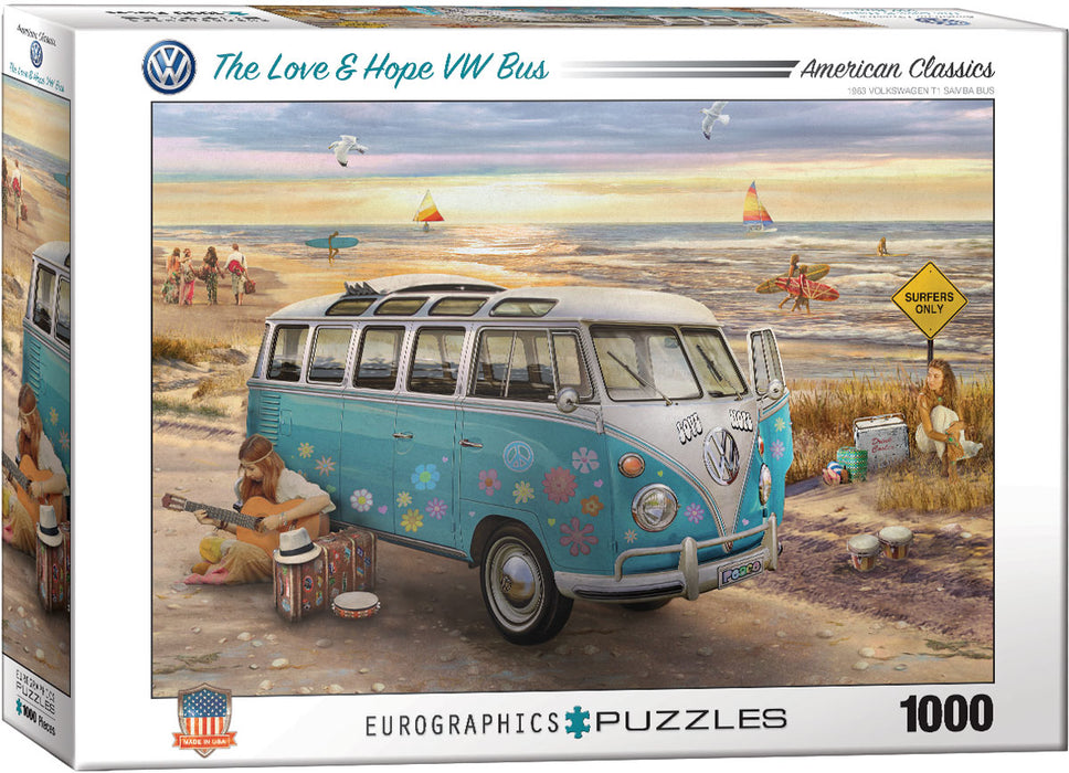 Eurographics - The Love & Hope VW Bus (1000 pieces)