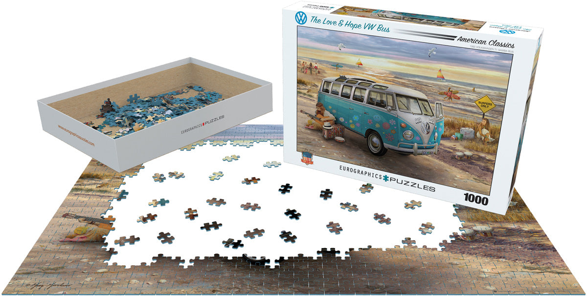 Eurographics - The Love & Hope VW Bus (1000 pieces)