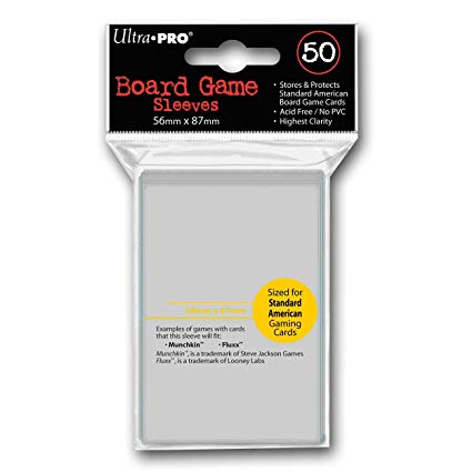 Ultra-Pro American Size Card Sleeves 56mm x 87mm 