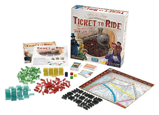 Ticket To Ride: 15th Anniversary Edition - The Dice Owl - Board Game