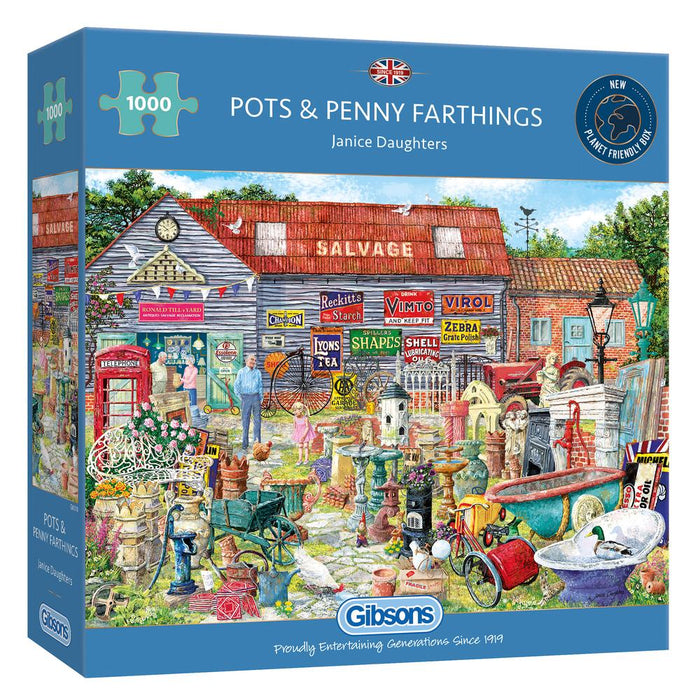 Gibsons - Pots & Penny Farthings (1000 pieces)