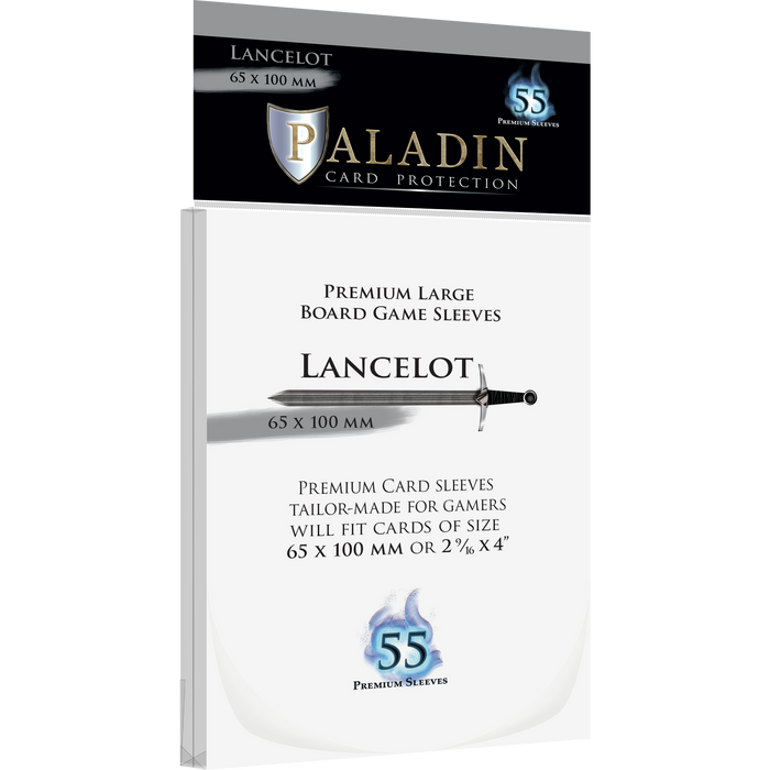 Paladin Card Sleeves: Lancelot: 65mm x 100mm