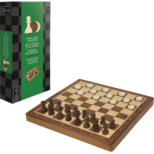 Chess & Checkers - Folding Version (En/Fr) - The Dice Owl