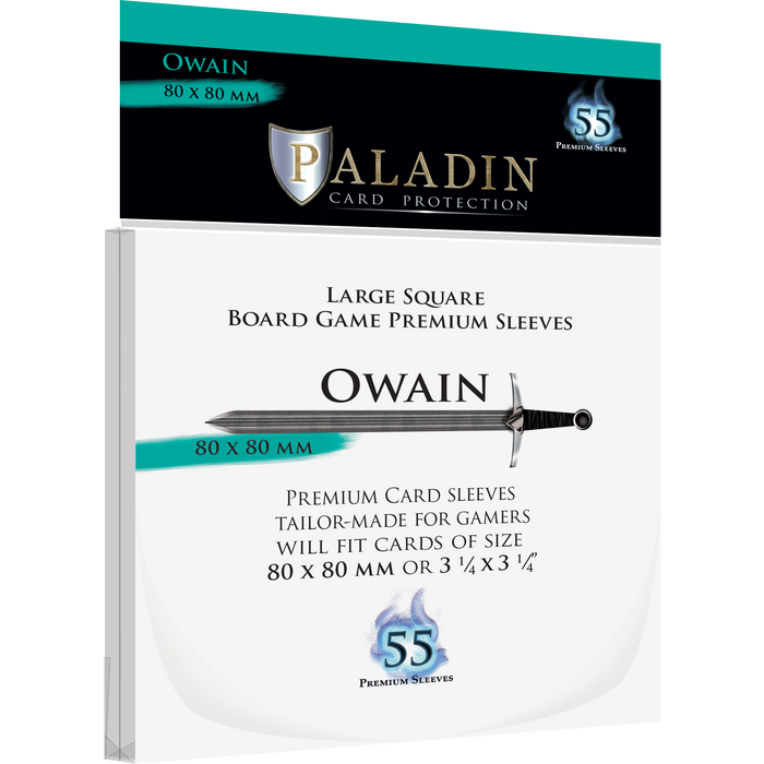 Paladin Card Sleeves: Owain: 80mm x 80mm