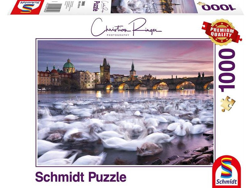 Schmidt Puzzle 1000pc - Prague Swans