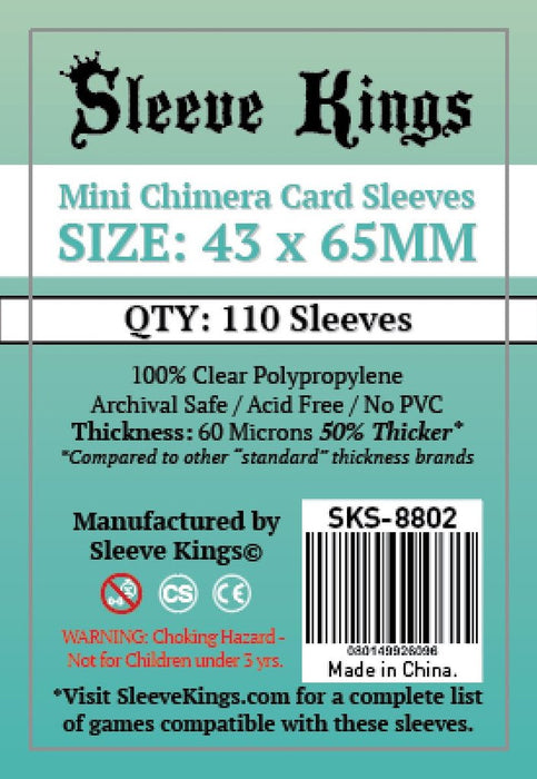 Sleeve Kings - Mini Chimera Card Sleeves 43mm x 65mm (110)