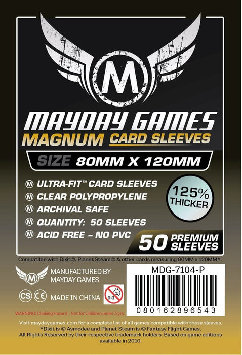 Mayday - Premium Magnum Dixit Sleeves 80mm x 120mm (50CT)