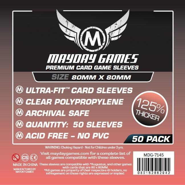 Mayday - Premium Square Card Sleeves  80mm x 80mm (50CT)