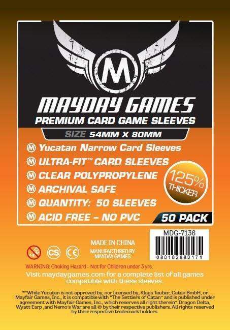 Mayday - Premium Yucatan Sleeves 54mm x 80mm (50CT)