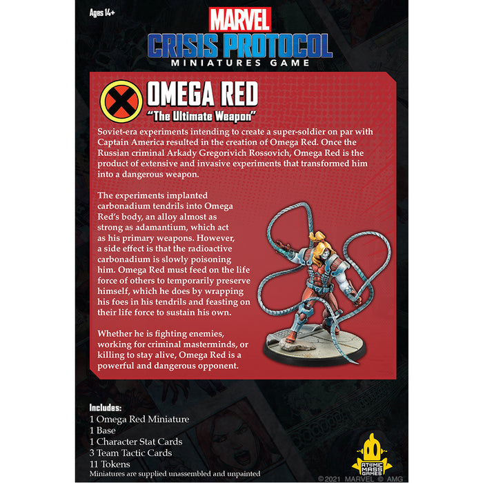 Marvel: Crisis Protocol – Omega Red Character Pack