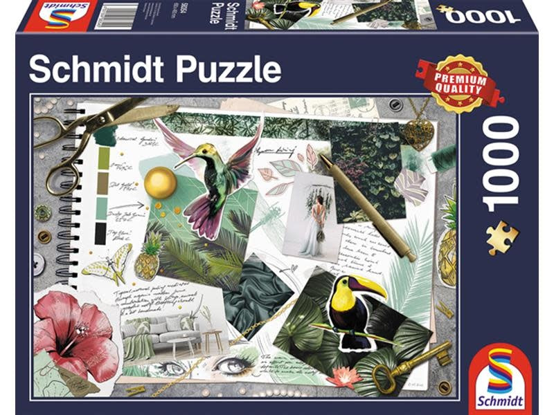 Schmidt Puzzle 1000pc - Moodboard