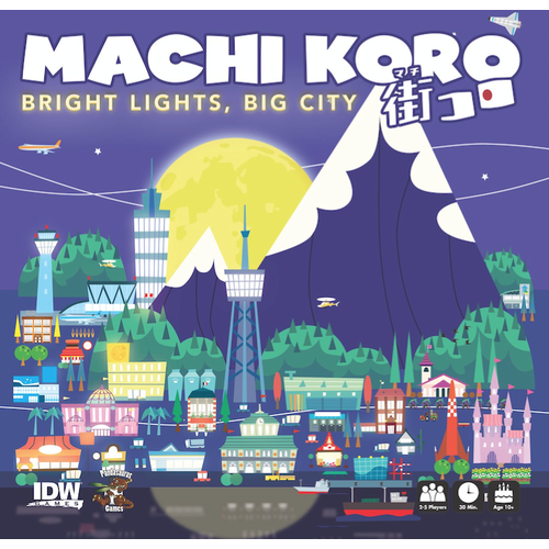 Machi Koro: Bright Lights, Big City - Board Game - The Dice Owl
