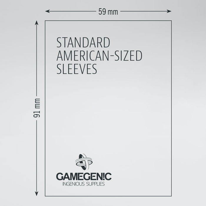 Gamegenic - Prime Standard American Sleeves 59mm x 91mm (50)