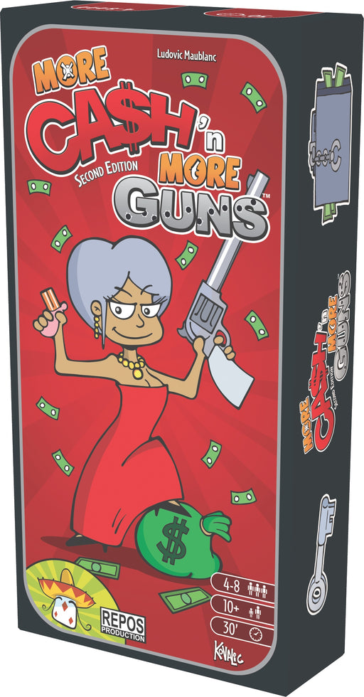 Ca$h 'n Guns (Second Edition): More Cash 'n More Guns - Board Game - The Dice Owl