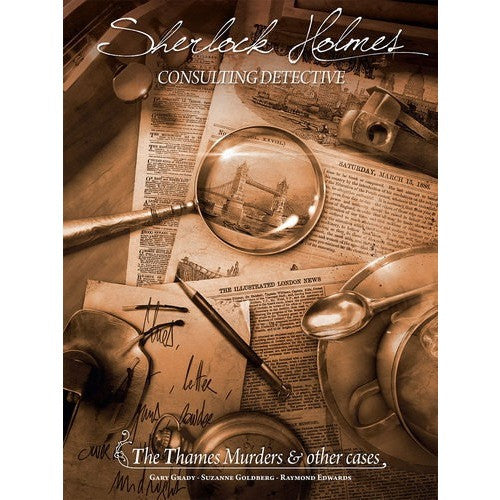 Sherlock Holmes Consulting Detective: The Thames Murders and Other Cases - Board Game - The Dice Owl