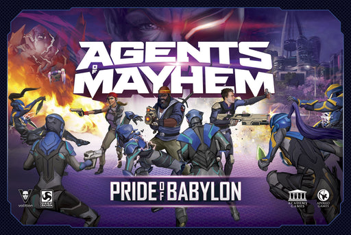 Agents of Mayhem: Pride of Babylon - Board Game - The Dice Owl