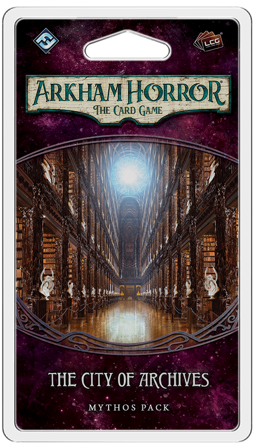 Arkham Horror: The Card Game – The City of Archives: Mythos Pack - Board Game - The Dice Owl