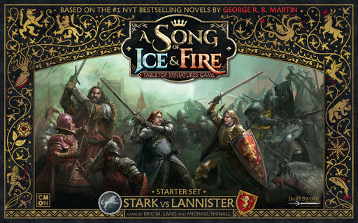 A Song of Ice & Fire: Tabletop Miniatures Game – Stark vs Lannister Starter Set - Board Game - The Dice Owl