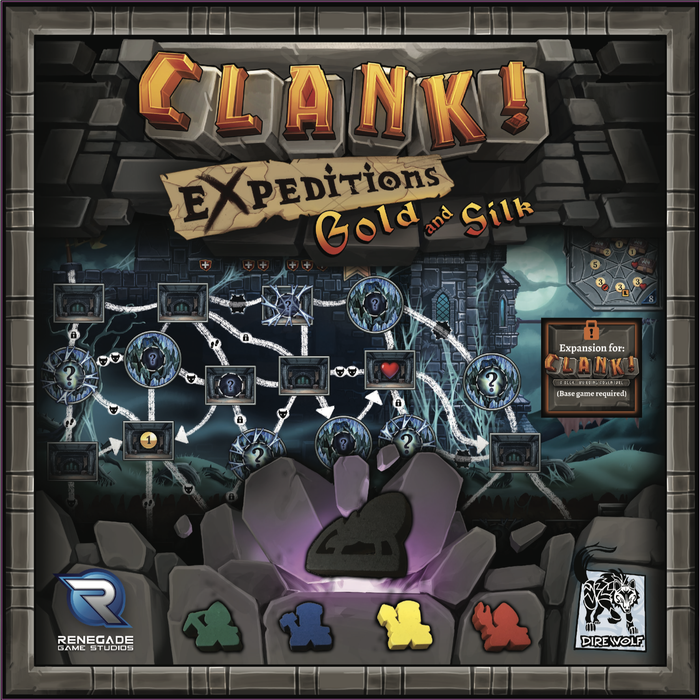 Clank! Expeditions: Gold and Silk - Board Game - The Dice Owl