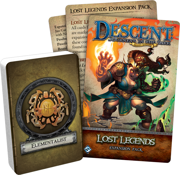 Descent: Journeys in the Dark (Second Edition) – Lost Legends Expansion Pack - The Dice Owl