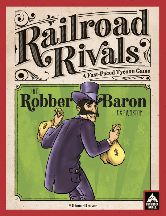 Railroad Rivals: Robber Baron Expansion (Premium Wood Ed.)