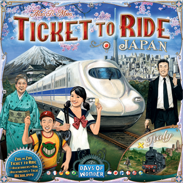 Ticket to Ride Map Collection: Volume 7 – Japan & Italy (EN/FR)