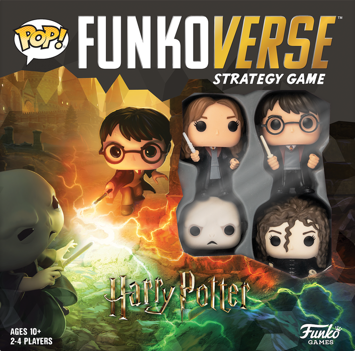 Funkoverse Strategy Game: Harry Potter 100 4-Pack