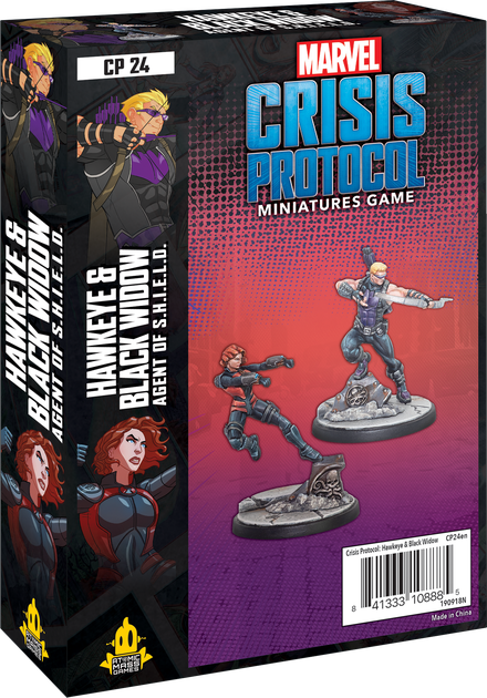 Marvel Crisis Protocol – Hawkeye & Black Widow