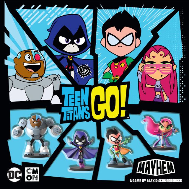 Teen Titans GO! Mayhem (Kickstarter) - The Dice Owl