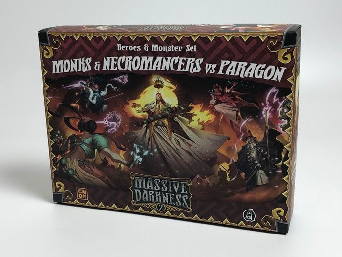 Massive Darkness 2: Heroes & Monster Set – Monks & Necromancers vs The Paragon (BOX OPEN)