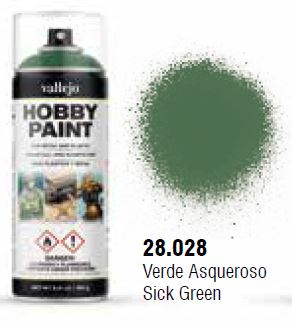 Vallejo Aerosol - Sick Green (400ml) - 28.028