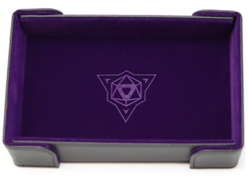 Die Hard Folding Magnetic Rectangle Tray - Purple