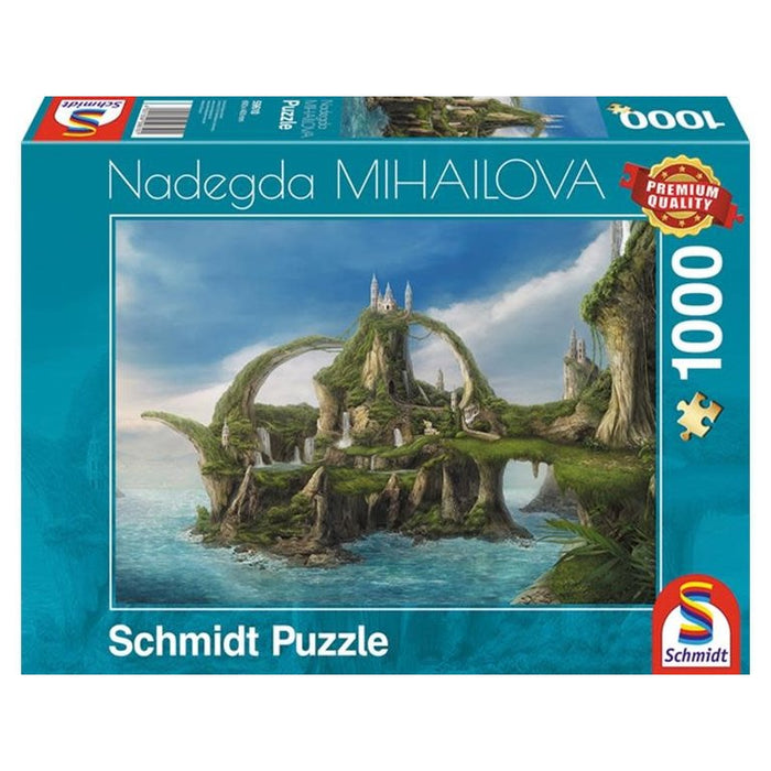 Schmidt Puzzle 1000pc - Island of Waterfalls