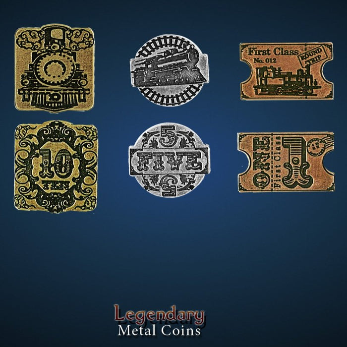 Legendary Metal Coins: Train Units Coin Set - The Dice Owl