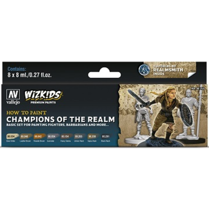 Vallejo Wizkids Premium Set: Champions of the Realms