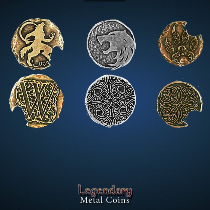 Legendary Metal Coins: Werewolf Coin Set - The Dice Owl
